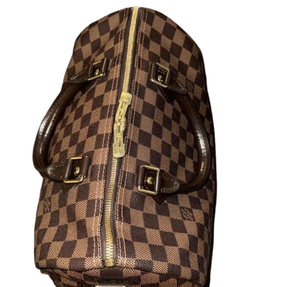 LOUIS VUITTON SPEEDY 30 Damier Ebene Bandouliere - Excellent Condition - Picture 6 of 12